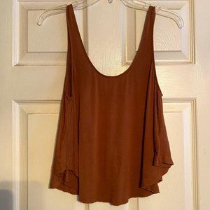 Soft brown tank top